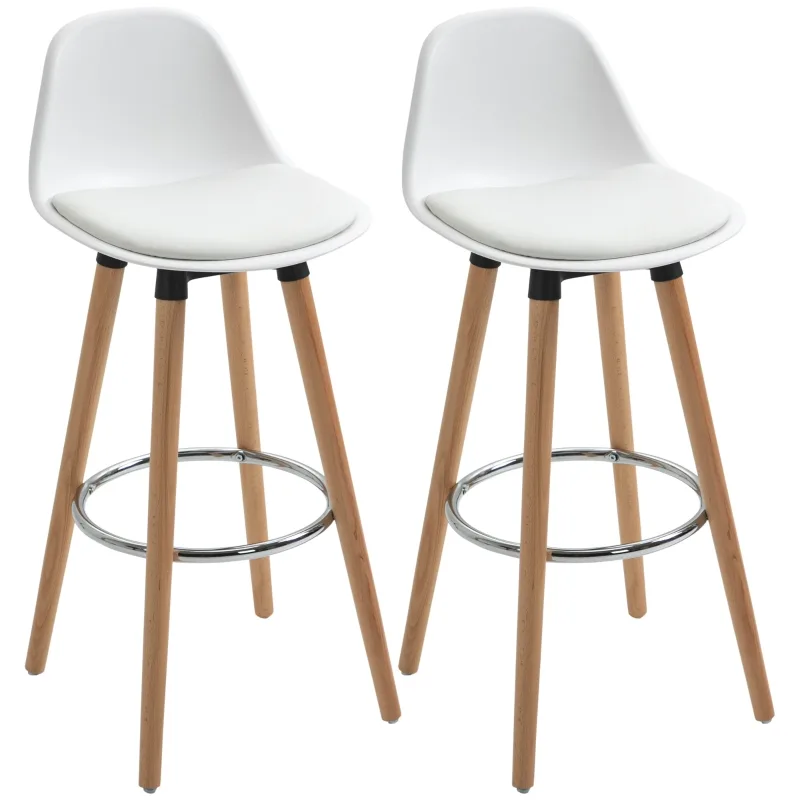 Barstolar 2-pack konstläder 38.5x42.5x91 cm, variant A835-594